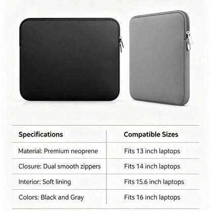 Laptop Sleeve 5mm Sponge Notebook Computer Case
