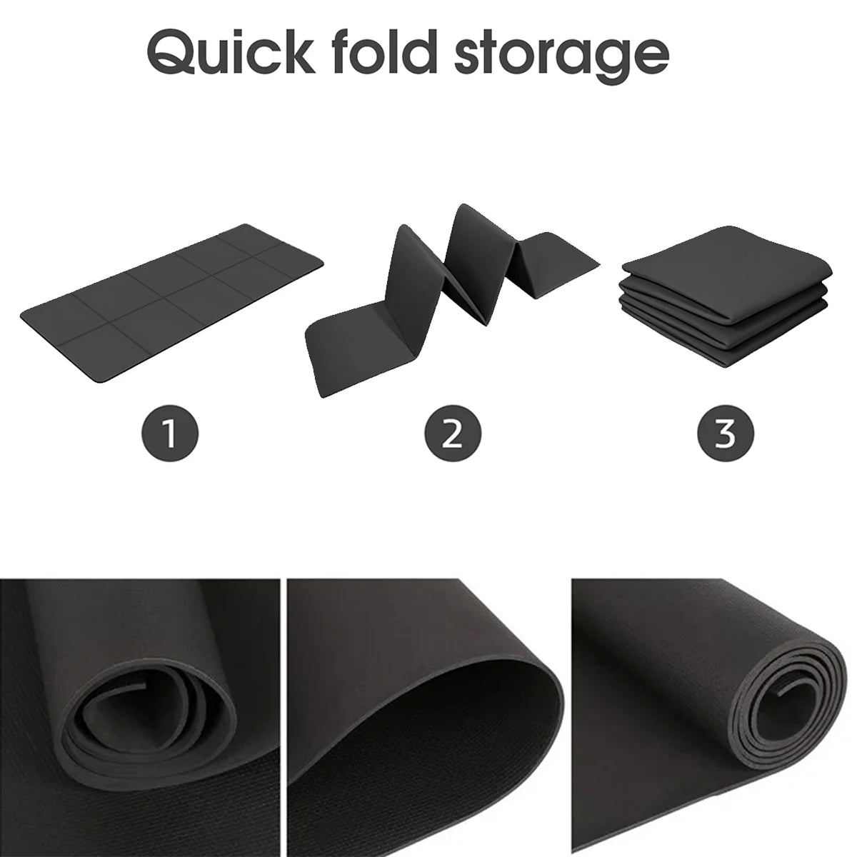 4mm Yoga Mat EVA Foam Exercise Mat for Yoga & Pilates