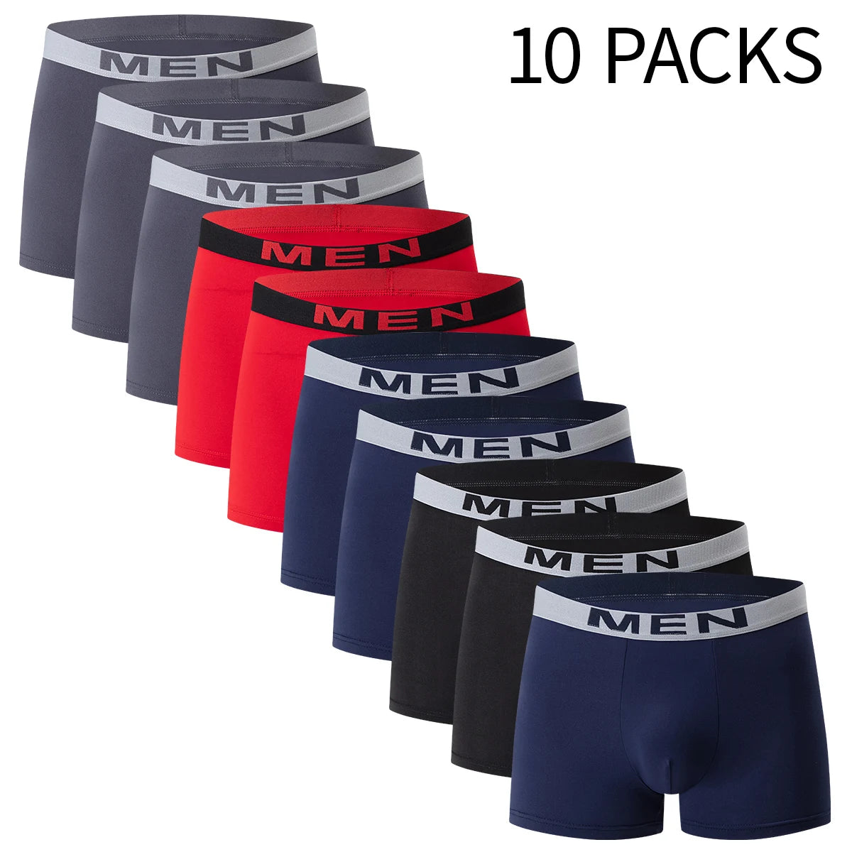 Men’s Boxer Shorts – Comfortable Stretch Elastic Waist Underwear