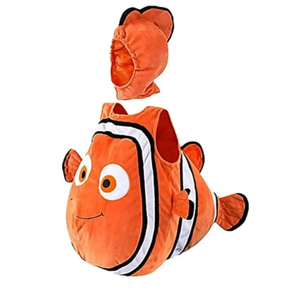 Fish Cosplay Nemo Role Play Stage Costume Toddler School Party Performance Jumpsuit Anime Clown Fish Kids Halloween Baby Shower