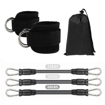 Ankle Straps for Resistance Bands – Glute & Leg Workout