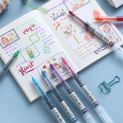 Gel Pens 10-Pack – 0.5mm Color Pens for Writing, Notes & Drawing