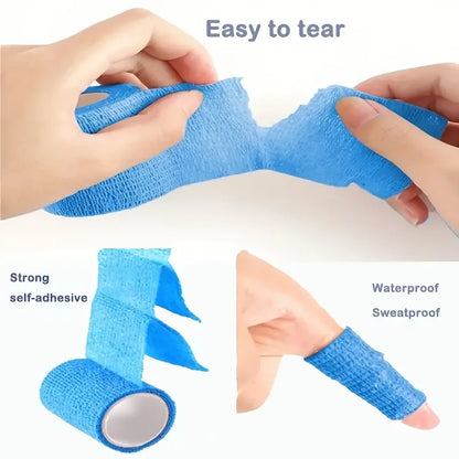 Self Adherent Sports Tape – Elastic Athletic Bandage Wrap