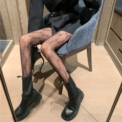 Fishnet Tights for Women – Retro Mesh Fashion Hosiery