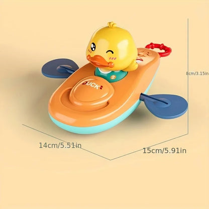 Duck Kayak Toy – Yellow Duck Bath & Pool Water Toy