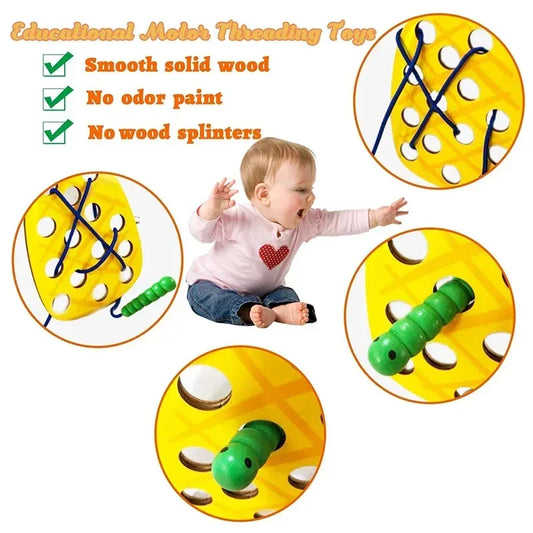 Wooden Lacing Toy