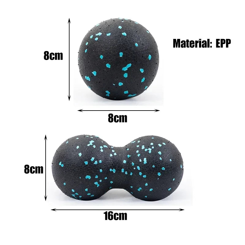 Peanut Massage Ball 8cm EPP Muscle Recovery Ball for Fitness