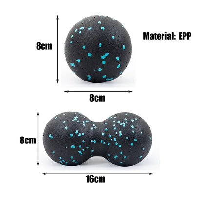 Peanut Massage Ball 8cm EPP Muscle Recovery Ball for Fitness