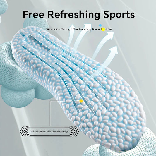 Shock Absorbing Insoles Sports Arch Support Breathable Shoe Inserts