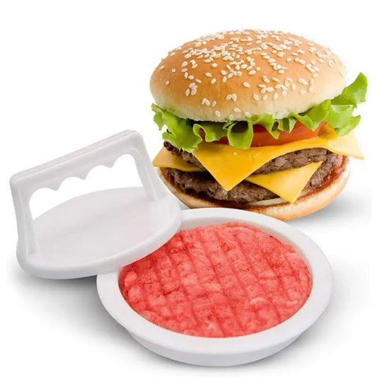 Hamburger Press Stuffed Burger Patty Maker Plastic Meat Grill Tool