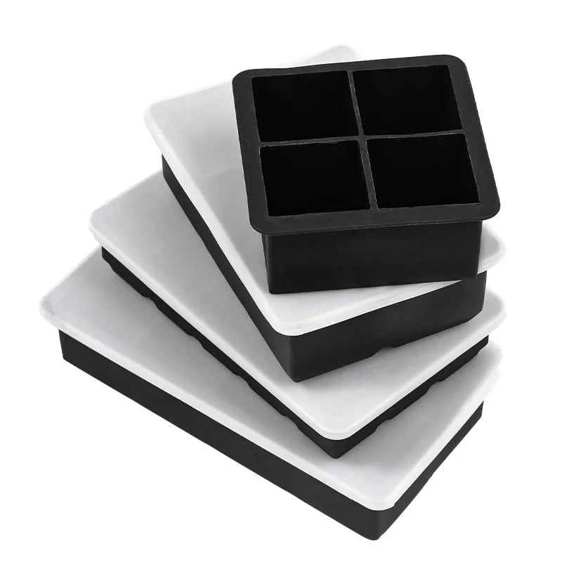 Silicone Ice Cube Molds – Spherical Reusable Whiskey Ice Trays