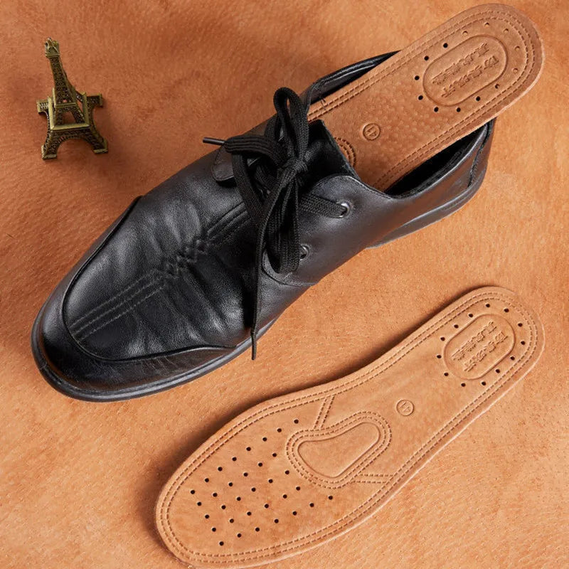 Cowhide Insoles – Leather Shoe Inserts for Boots & Sports Shoes