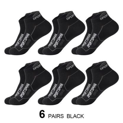 Men's No Show Socks Breathable Ankle Running Sport Socks