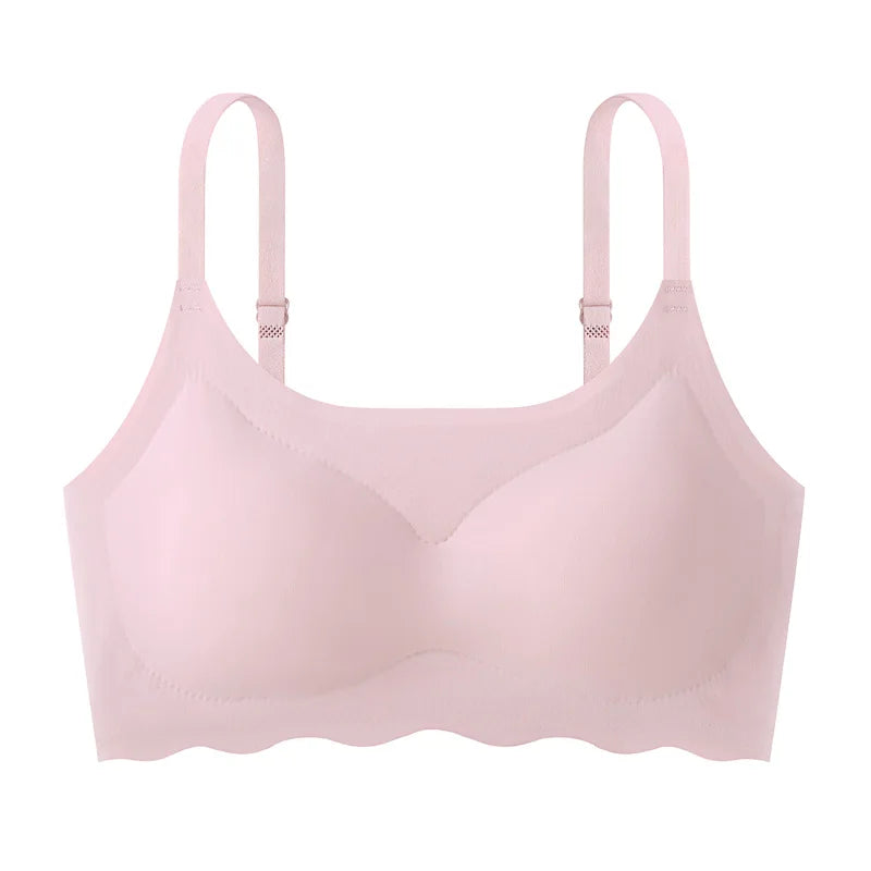 Seamless Wireless Bralette for Women – Wire-Free Nylon Comfort