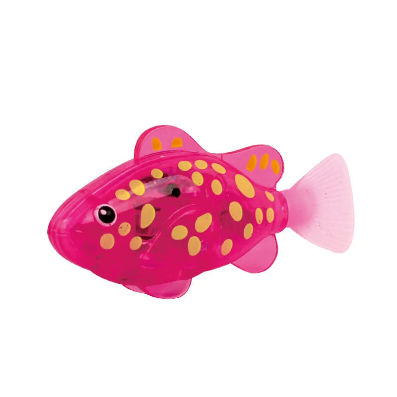 Swimming Fish Bath Toy Light Up Electric Water Toy for Kids