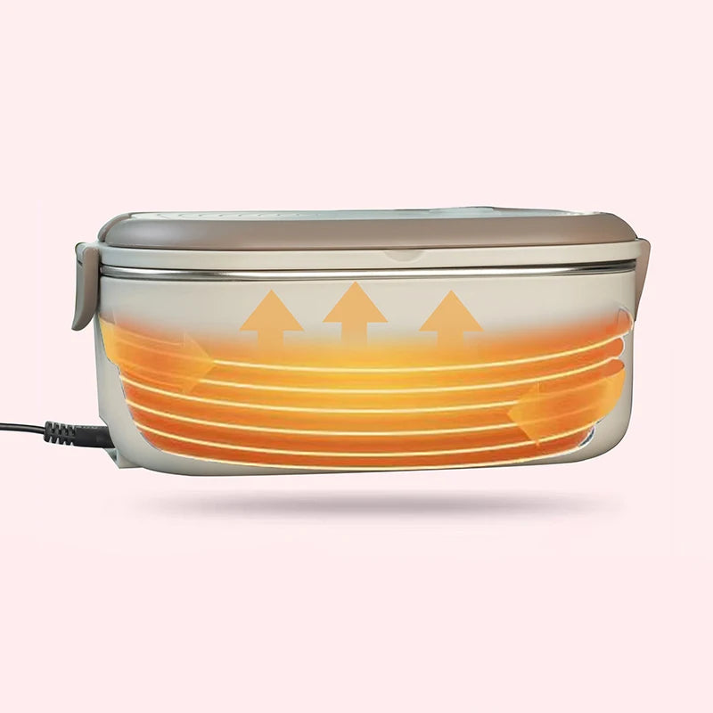 Electric Lunch Box 1L Stainless Steel Heated Food Warmer 18W