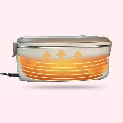 Electric Lunch Box 1L Stainless Steel Heated Food Warmer 18W