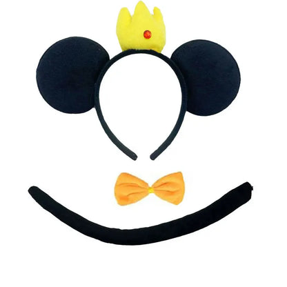Polka Dots Tutu with Mouse Ears Headband Girls Halloween Costume Birthday Dress Up Accessories nose headpiece skirt vestidos