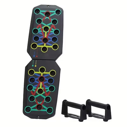 Push Up Board Set with Handles Foldable Home Workout Equipment