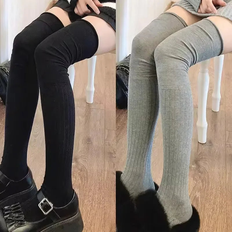 Women’s Thigh High Socks – Warm Knitted Boot Style