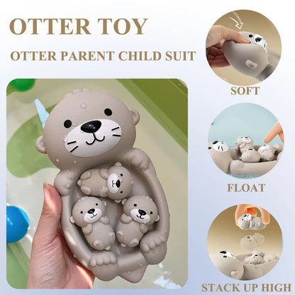 Floating Animal Bath Toy – Basketball Hoop Water Play