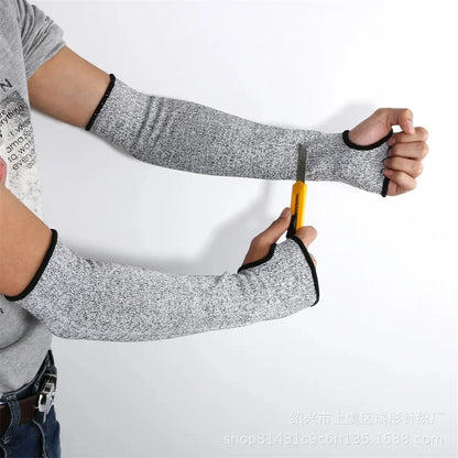 Cut Resistant Arm Sleeves Level 5 Protective Safety Guards 30-35cm