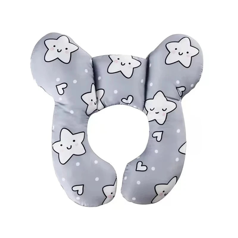 Multi-functional stroller pillow New cartoon children's U-shaped pillow soft baby pillow travel car children's pillow