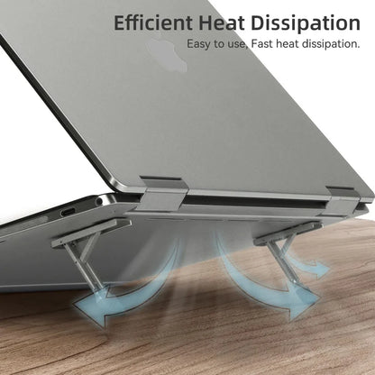 Foldable Laptop Stand Aluminum Riser for Desk
