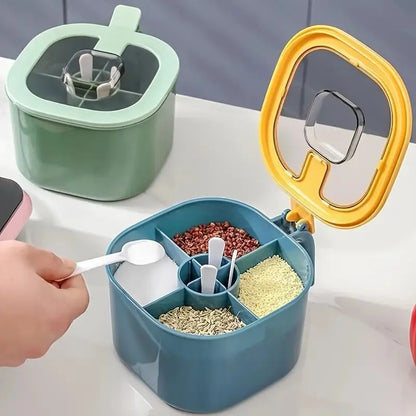 Seasoning Box with Lid & Spoons