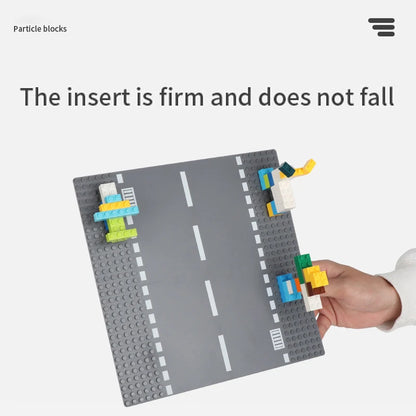 Building Block Base Plates – City Road Construction Set