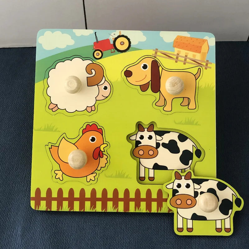 Wooden Shape Matching Toy for Kids
