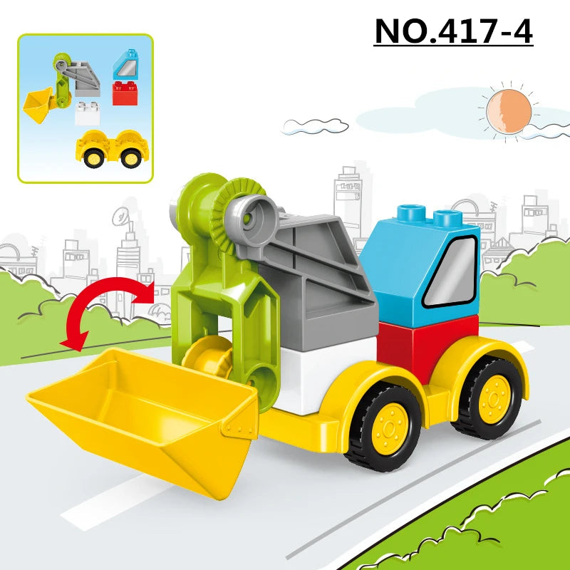 Train Building Blocks Set – Railway Track Model Construction Toy