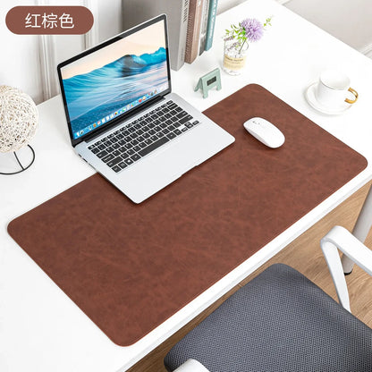 Desk Pad – Waterproof PU Leather Mouse Mat for Keyboard & Laptop