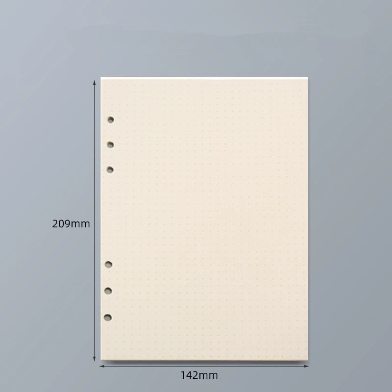 Loose Leaf Notebook Refill – A5 A6 A7 Lined, Blank & Grid Paper