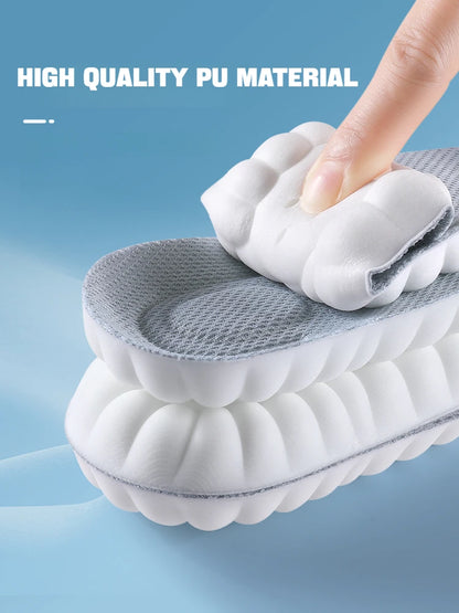 4D Soft Arch Support Insoles – PU Shock-Absorbing Shoe Inserts