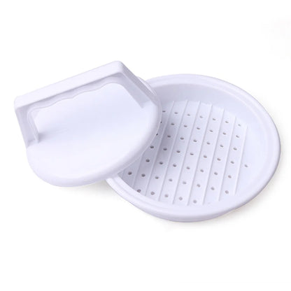 Hamburger Press Stuffed Burger Patty Maker Plastic Meat Grill Tool