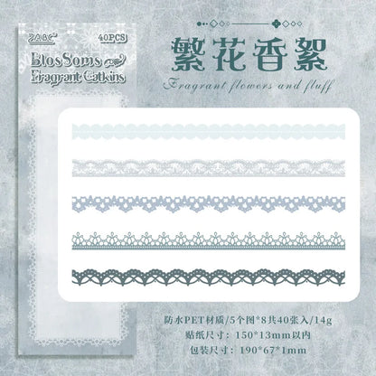 Scrapbook Stickers 40-Piece Set