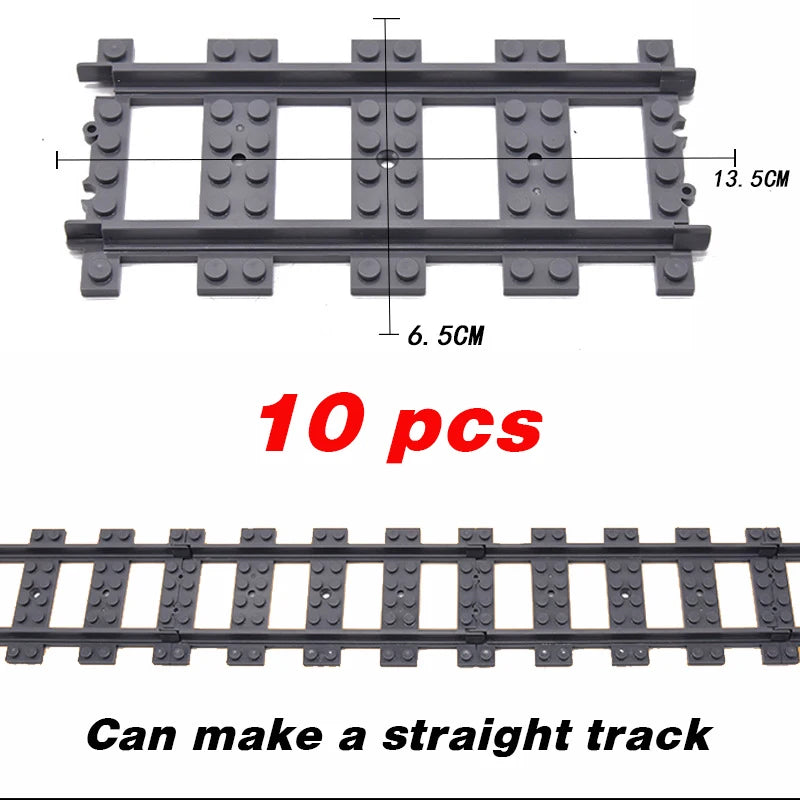 Train Building Set with Flexible Tracks – Railway Model Blocks
