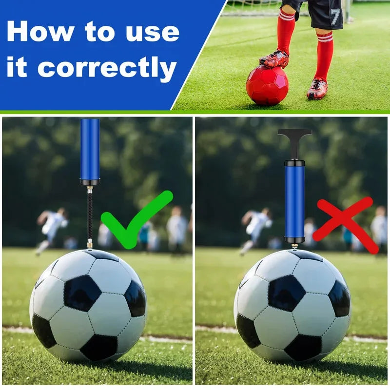 Portable Ball Pump with Needle & Nozzle