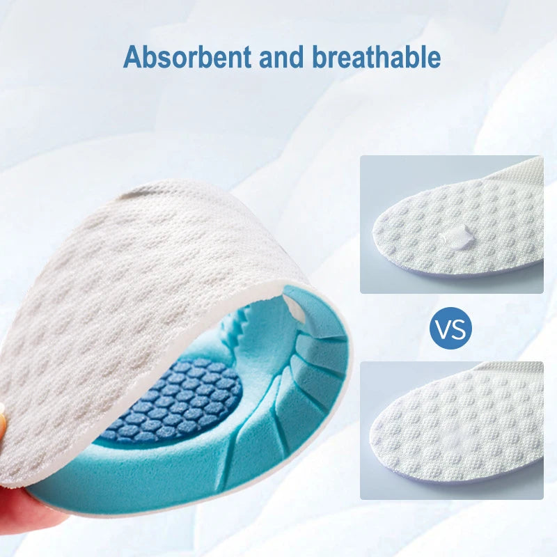 Kids Memory Foam Insoles – Breathable Sports Shoe Inserts