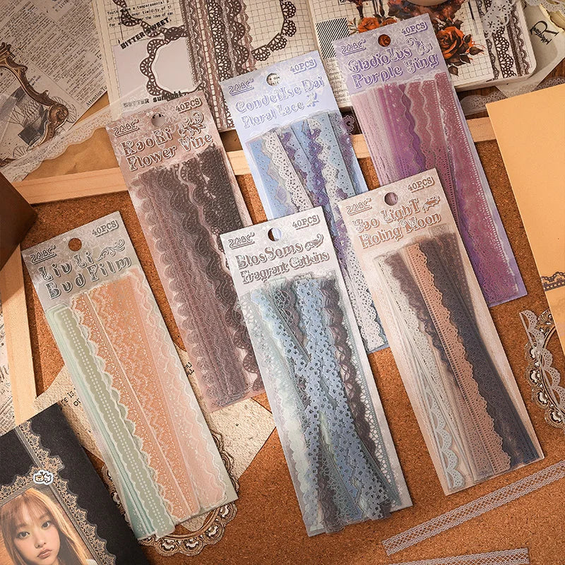 Scrapbook Stickers 40-Piece Set