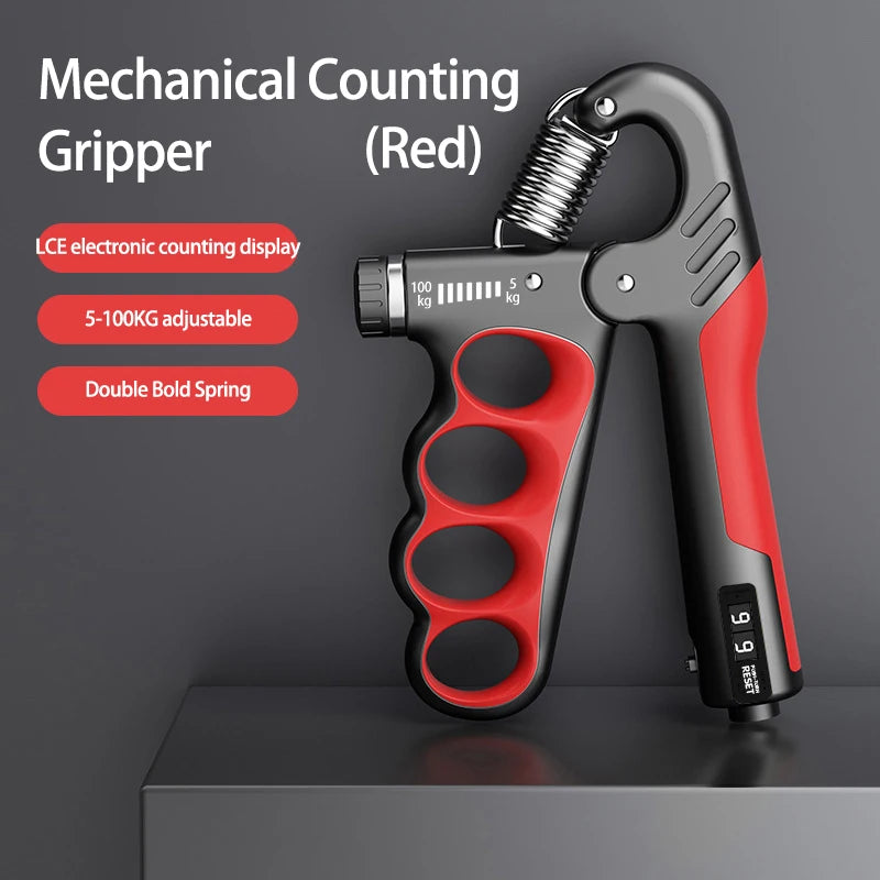 Adjustable Hand Grip Strengthener 5-100kg for Finger & Wrist Training