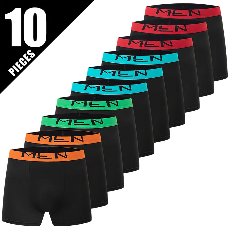 Men’s Boxer Shorts – Comfortable Stretch Elastic Waist Underwear