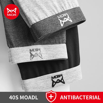 Men’s Modal Boxer Shorts – Breathable Mesh Underwear 3-Piece Set