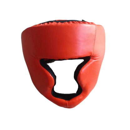 Boxing Headgear for Adults, PU Leather Training Helmet