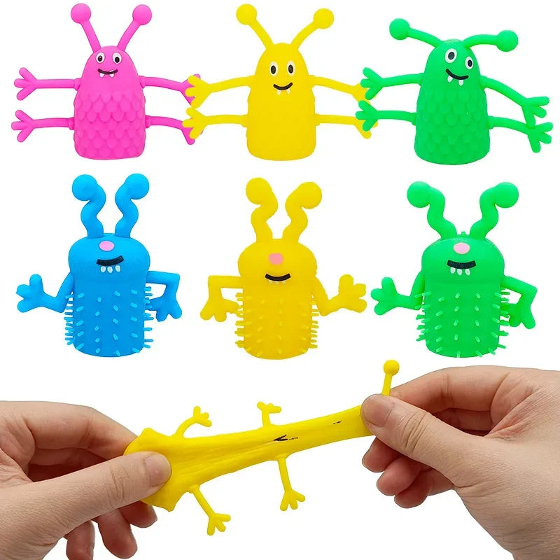 Monster Finger Fidget Toys – Soft Silicone Finger Toppers