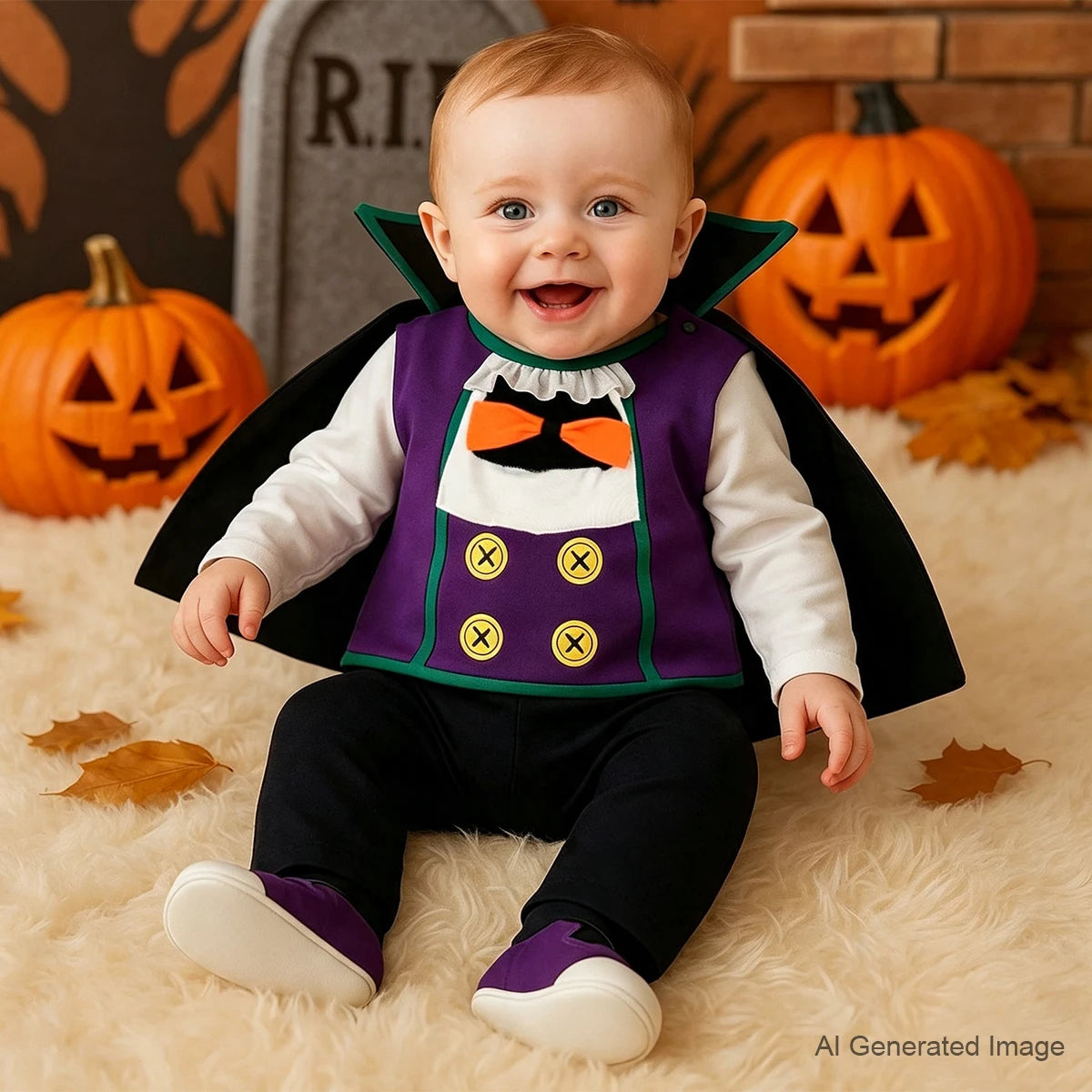 Umorden Bat Vampire Dinky Dracula Costume for Baby Boys 6-12M 12-18M Halloween Fancy Dress