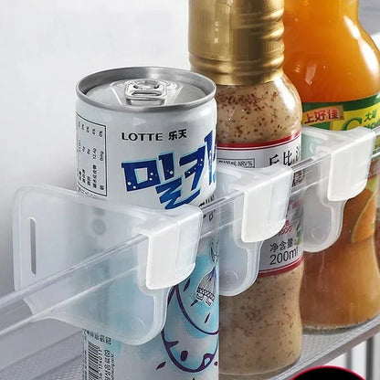 Refrigerator Door Divider Clips – Adjustable Storage Organizer