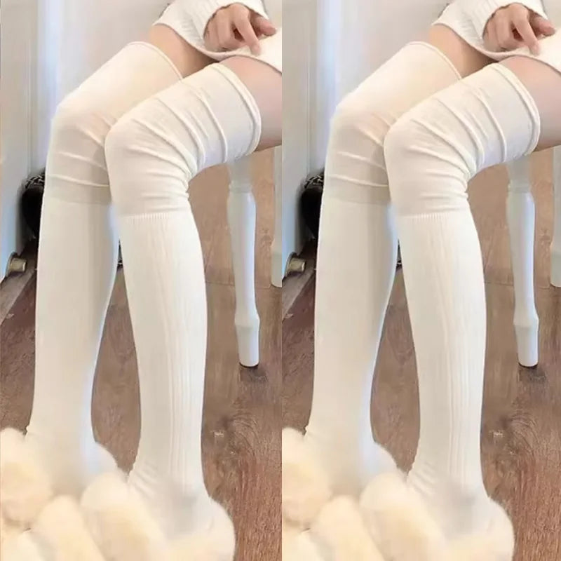 Women’s Thigh High Socks – Warm Knitted Boot Style
