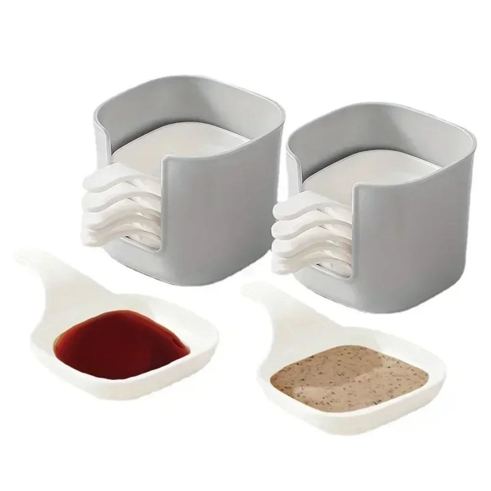 7-Piece Sauce Dish Set Dipping Bowls for Condiments & Seasonings
